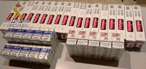 cigarette smuggling valencia spanish pensioner detained bags cigarettes old tobacco when