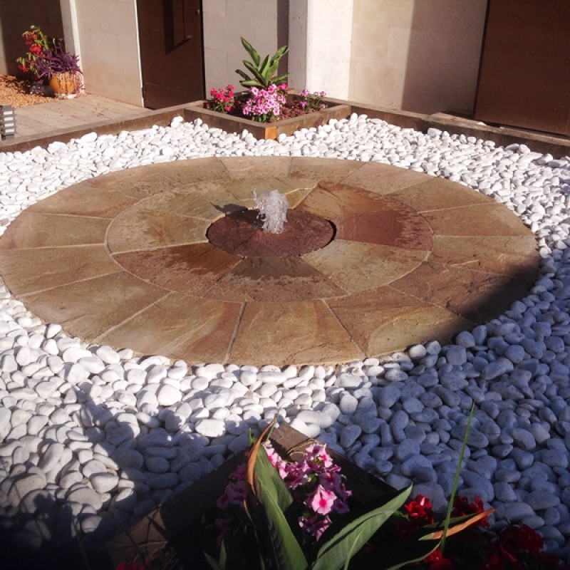 Rowlands decorative stonework, pavements and natural stone for rustic garden spaces to ultra-modern designs
