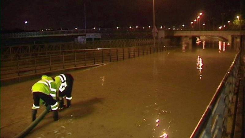 Widespread flooding on the third wettest day on record in Alicante