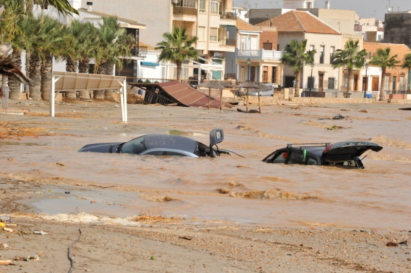 The climate emergency is making intense torrential storms more frequent in Murcia