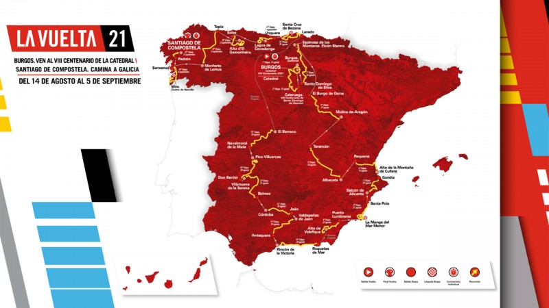<span style='color:#780948'>ARCHIVED</span> - 2 stages of the 2021 cycling Tour of Spain in the Region of Murcia