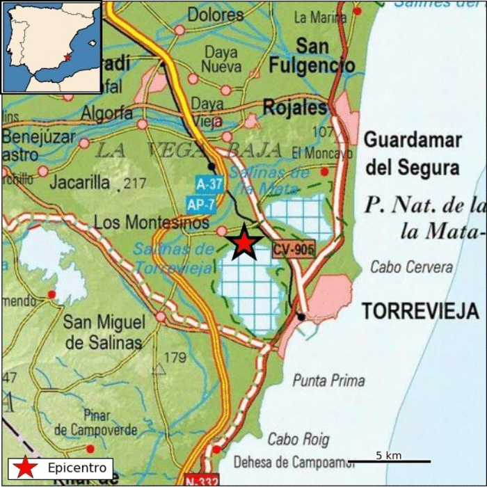 <span style='color:#780948'>ARCHIVED</span> - Alicante province registers three small earthquakes in four days