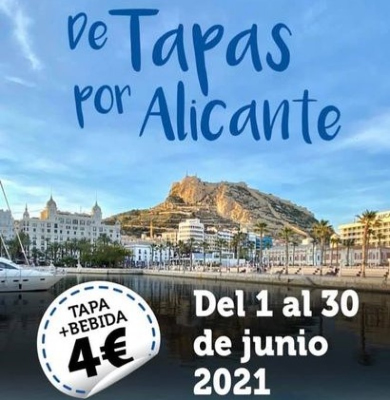 <span style='color:#780948'>ARCHIVED</span> - Tapas route in Alicante city until June 30