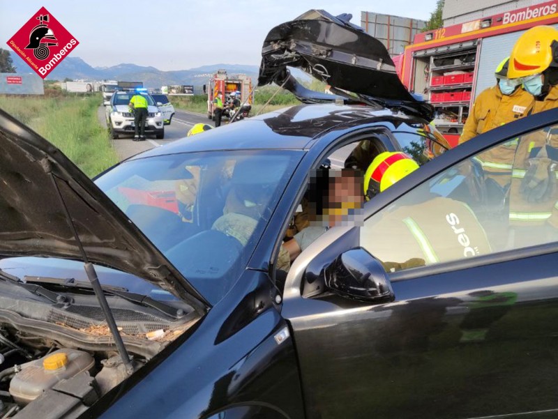 <span style='color:#780948'>ARCHIVED</span> - Multiple car crash due to wild boar on N-332 near Denia on the Costa Blanca