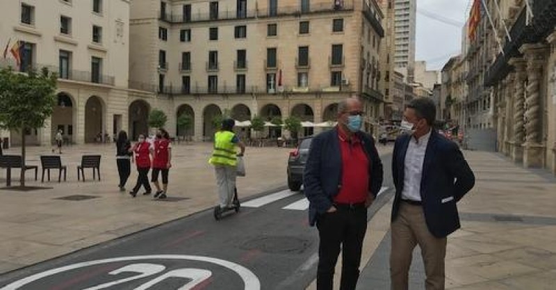 <span style='color:#780948'>ARCHIVED</span> - Reduced speed limits in Alicante to pedestrianise the city centre