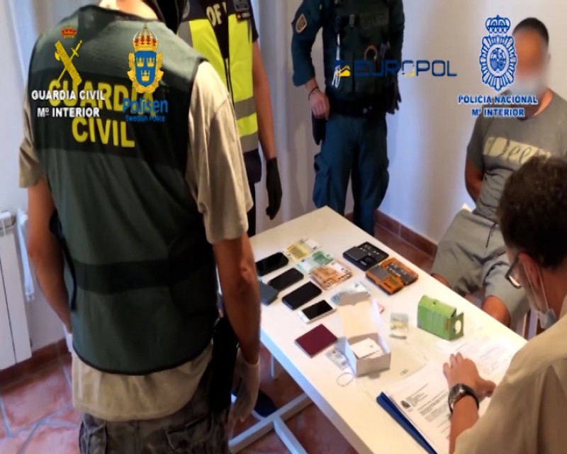 <span style='color:#780948'>ARCHIVED</span> - 71 members of Swedish drug trafficking group arrested in Alicante and Málaga
