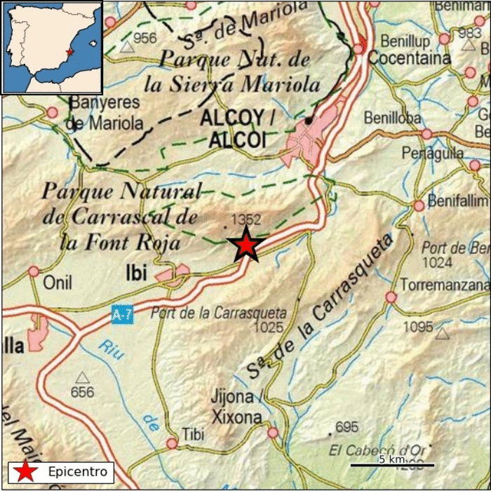 <span style='color:#780948'>ARCHIVED</span> - Seismic activity continues with two minor earthquakes registered in Alicante