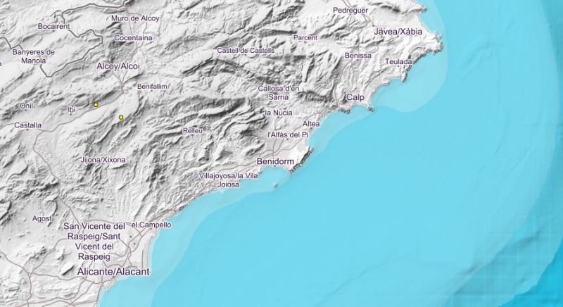 <span style='color:#780948'>ARCHIVED</span> - Seismic activity continues with two minor earthquakes registered in Alicante