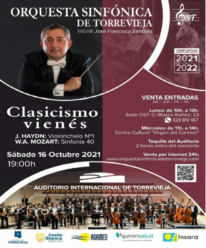 <span style='color:#780948'>ARCHIVED</span> - Torrevieja Symphony Orchestra concert: Saturday October 16
