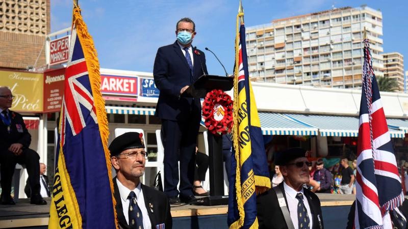 <span style='color:#780948'>ARCHIVED</span> - Benidorm hosts official Poppy Appeal Launch 2021