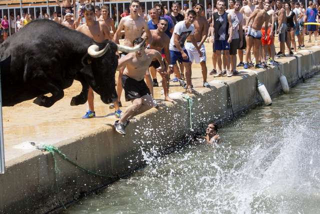 <span style='color:#780948'>ARCHIVED</span> - Bous a la Mar bull run sparks animal rights protest in Denia