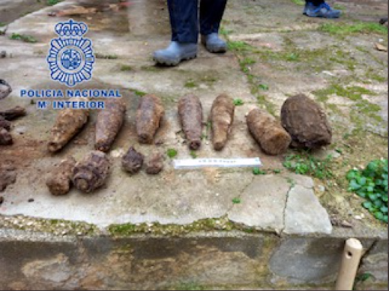 <span style='color:#780948'>ARCHIVED</span> - Eighteen Civil War bombs discovered in Alcoy