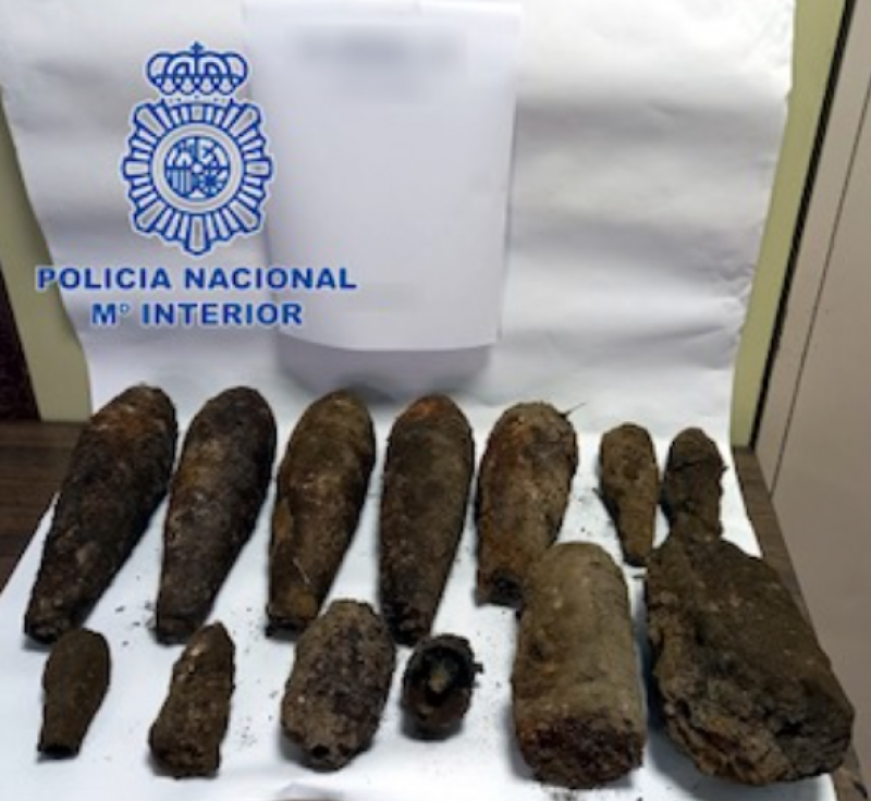 <span style='color:#780948'>ARCHIVED</span> - Eighteen Civil War bombs discovered in Alcoy