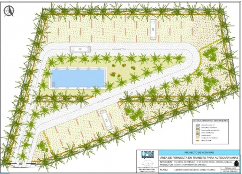 <span style='color:#780948'>ARCHIVED</span> - Orihuela unveils plans for two new motorhome overnight stay sites