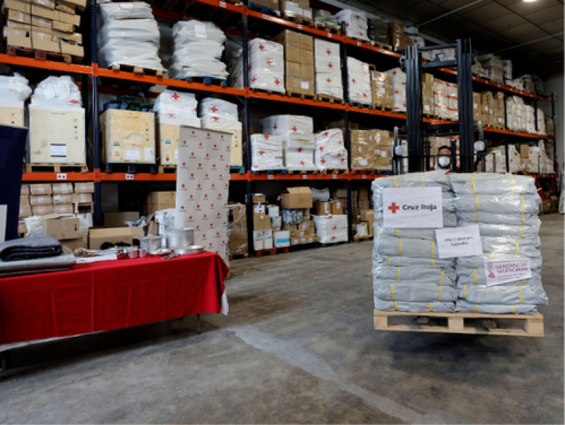 <span style='color:#780948'>ARCHIVED</span> - Three logistic centres for vital Ukrainian donations open on the Costa Blanca