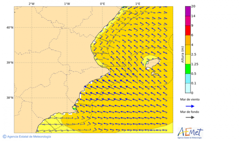 <span style='color:#780948'>ARCHIVED</span> - Yellow alert for Force 7 winds: Alicante weather watch March 14-16