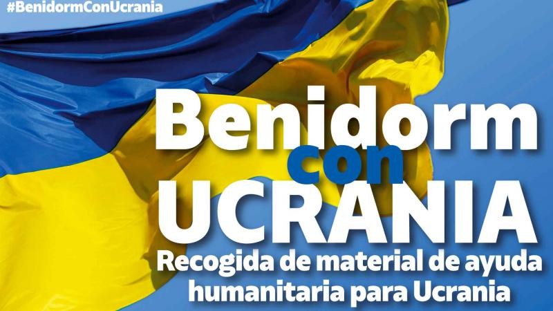 <span style='color:#780948'>ARCHIVED</span> - Benidorm extends collection of emergency aid for Ukraine