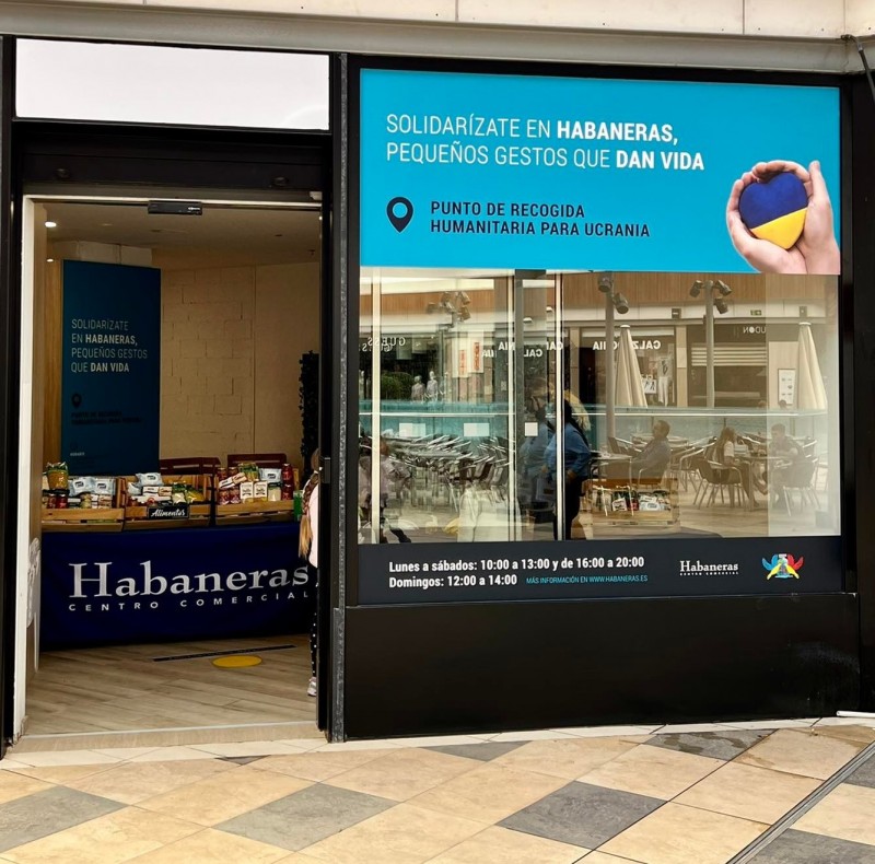 <span style='color:#780948'>ARCHIVED</span> - Torrevieja shopping centre gives Ukrainian Association premises for collection of aid