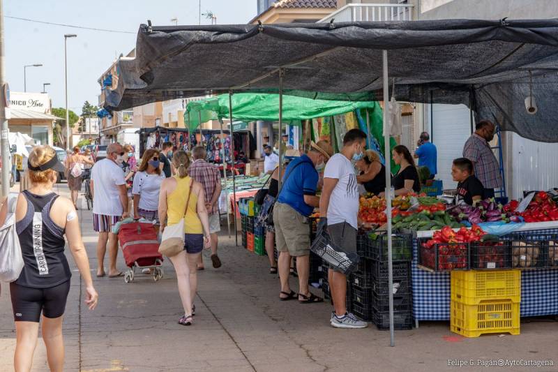 Changes to San Javier and Cartagena street market opening days