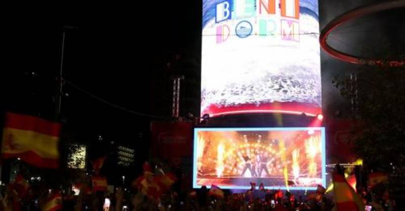 <span style='color:#780948'>ARCHIVED</span> - Benidorm unveils its giant 22-metre high LED billboard tower
