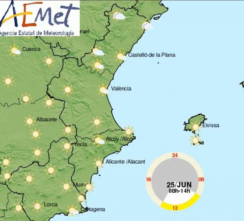 <span style='color:#780948'>ARCHIVED</span> - Temperatures set to fall this weekend: Alicante weather June 24-27