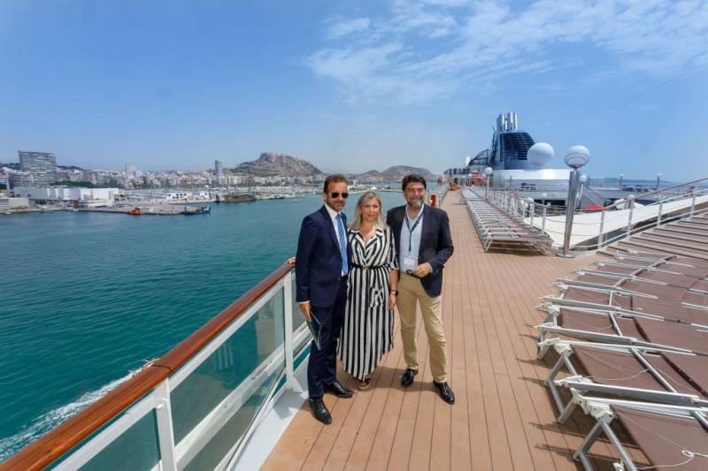 First luxury MSC Cruise liner departs from official new Spanish base port in Alicante