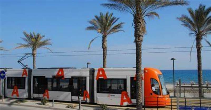 These are the 20 Alicante TRAM beach stops with free travel at weekends
