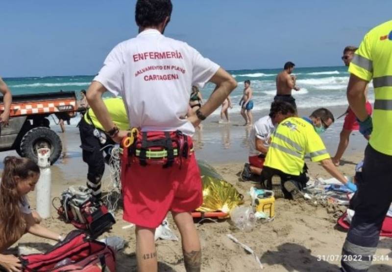 <span style='color:#780948'>ARCHIVED</span> - 52-year-old drowns on La Manga beach