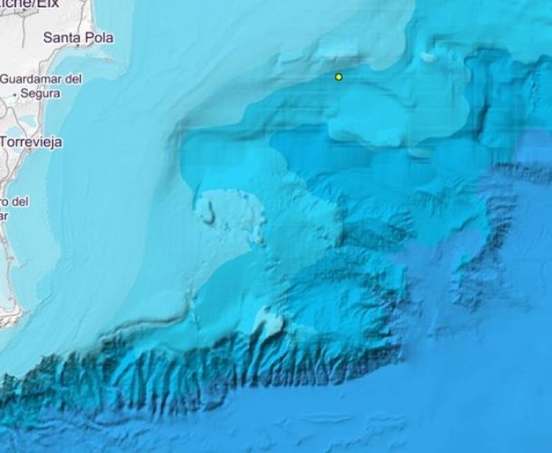 1.9 magnitude mini-earthquake recorded off Santa Pola coast, Alicante