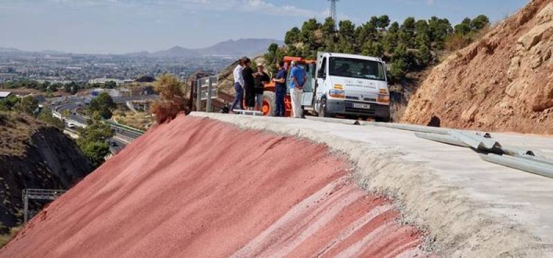 <span style='color:#780948'>ARCHIVED</span> - Lorca Castle road set to reopen after landslide and sinkhole closure