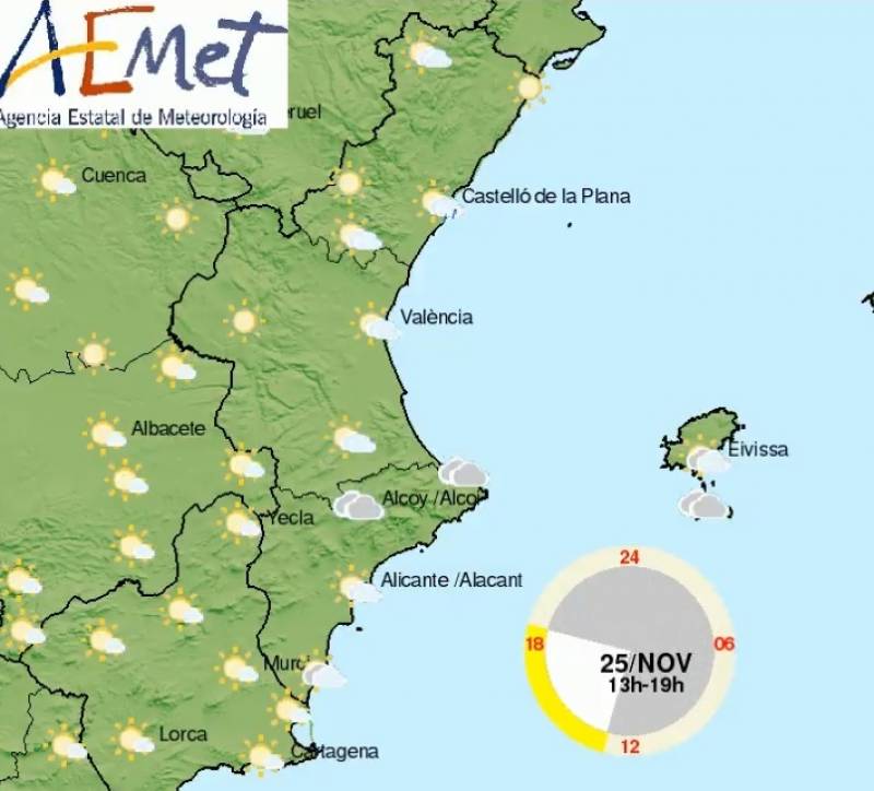 <span style='color:#780948'>ARCHIVED</span> - Windy and overcast but for the most part dry weekend ahead: Alicante weather outlook Nov 25-27