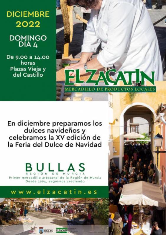 <span style='color:#780948'>ARCHIVED</span> - December 4 El Zacatin arts and crafts market in Bullas