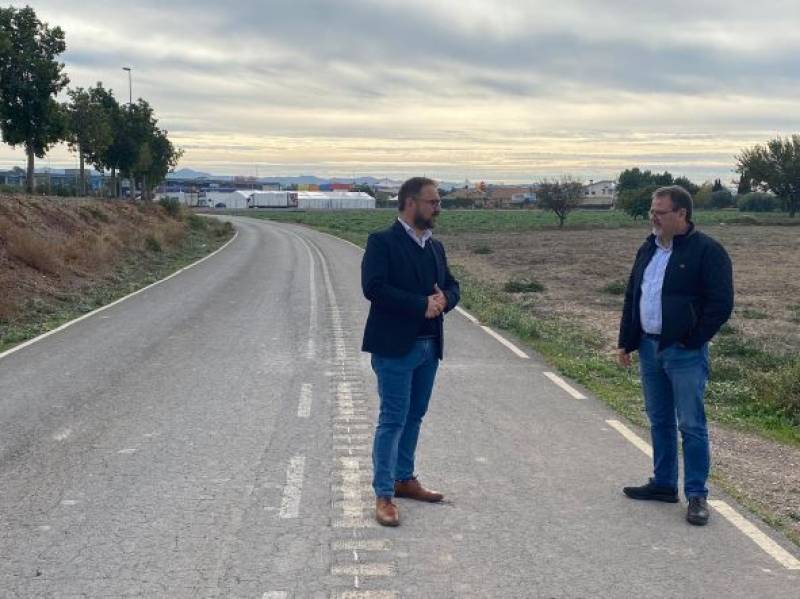 New street lights to be installed on the Lorca road from Ronda Sur to Parque Almenara