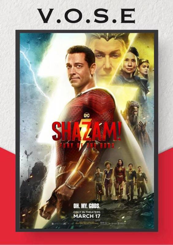 <span style='color:#780948'>ARCHIVED</span> - Thursday March 23 Shazam: Fury of the Gods in English at the Cinemax Almenara