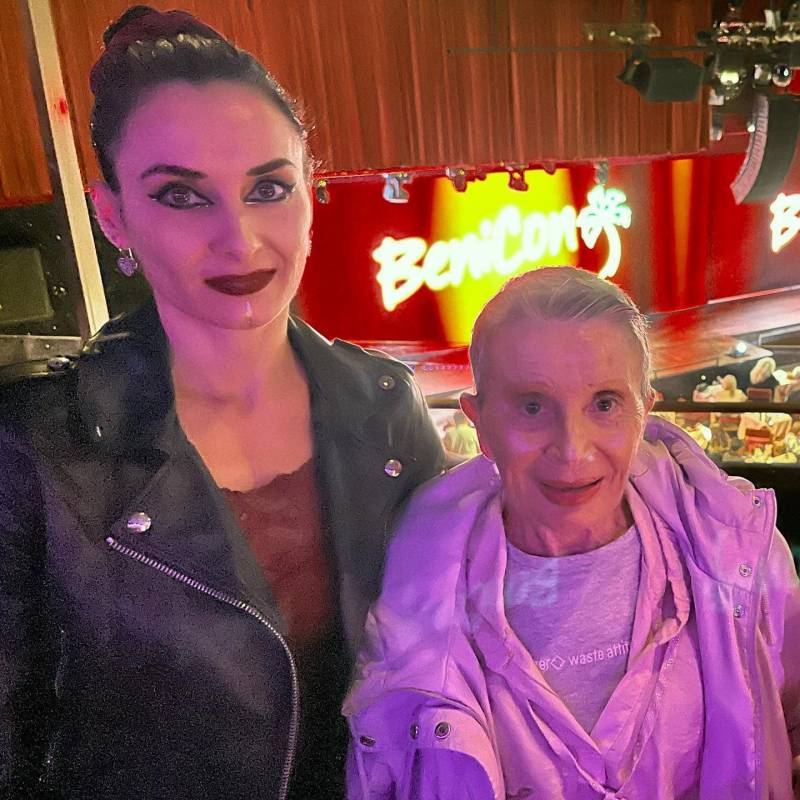 <span style='color:#780948'>ARCHIVED</span> - X-rated Benidorm showgirl legend Sticky Vicky turns 80