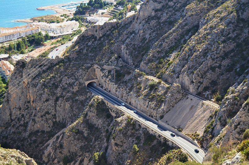 N-332 road between Altea and Calpe to close for a week