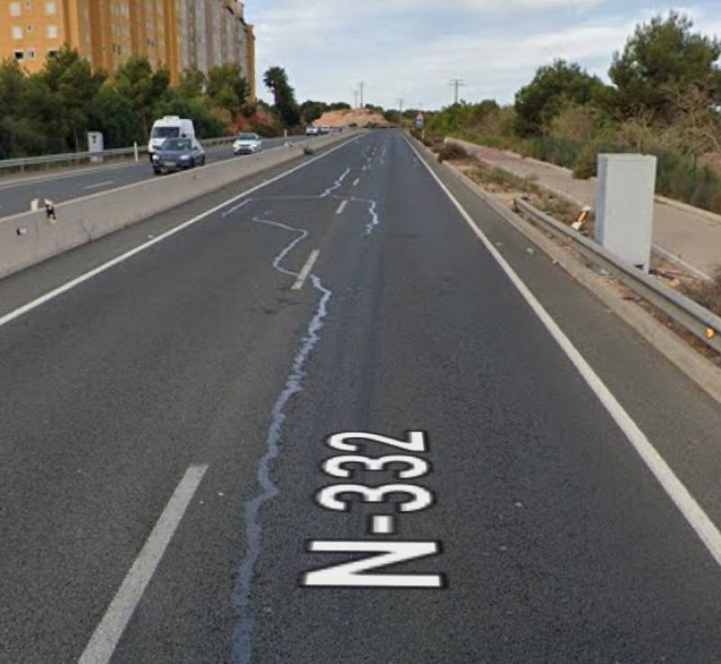 Speed radars up and running on the N-332 in Campoamor, Orihuela Costa