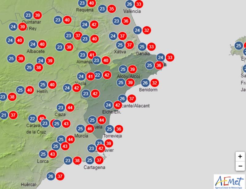 Alicante on alert for scorching temperatures all week: weather forecast July 17-20