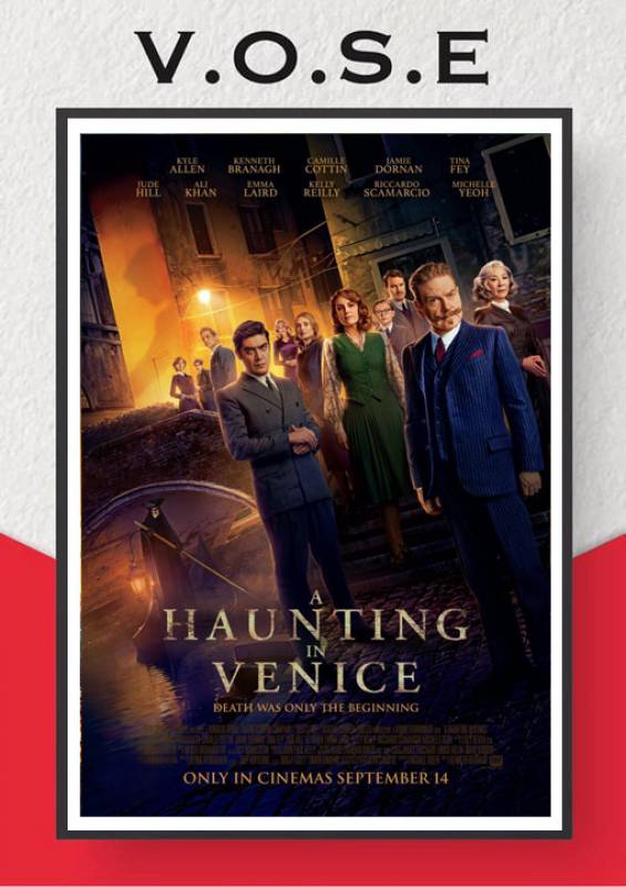 Thursday September 28 A Haunting in Venice in English at the Cinemax Almenara