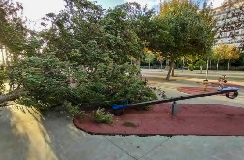 Floods, diverted flights and railway stoppages: Storm Aline causes carnage across Spain