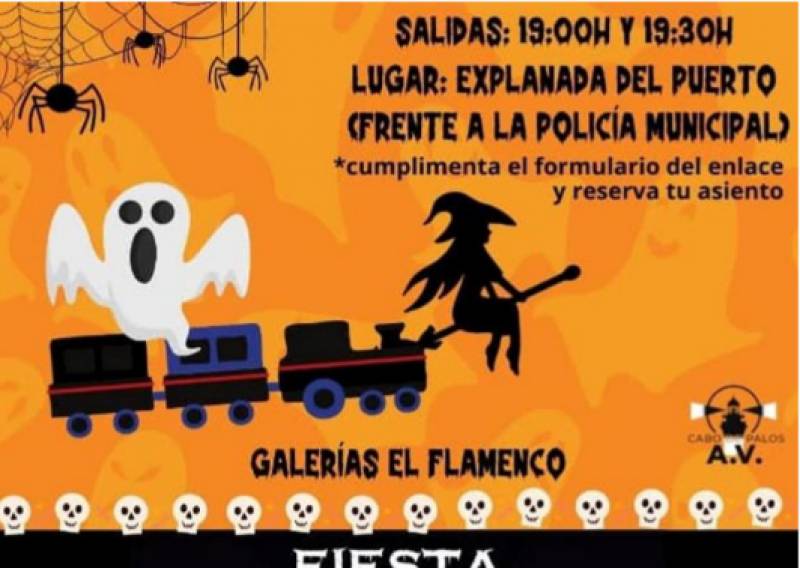 October 31 All aboard the Halloween terror train in La Manga del Mar Menor