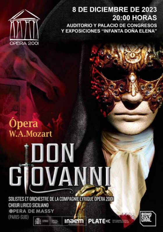 December 8 Don Giovanni opera in Aguilas