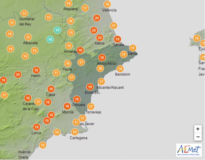 Summery temperatures make a comeback: Alicante weather forecast Jan 22-28