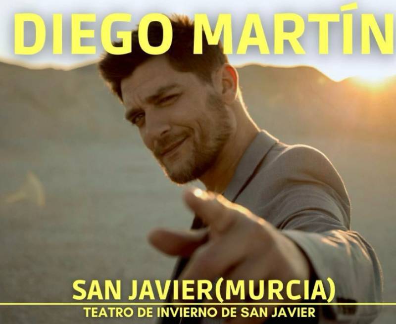 March 18 Diego Martín live in concert in San Javier