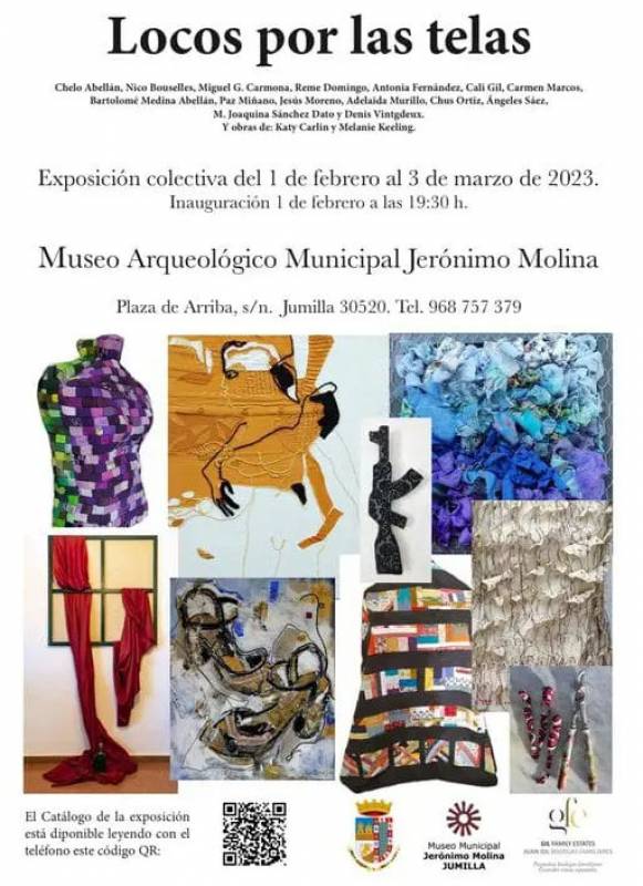 Until March 3 Locos por las Telas textile art exhibition in Jumilla