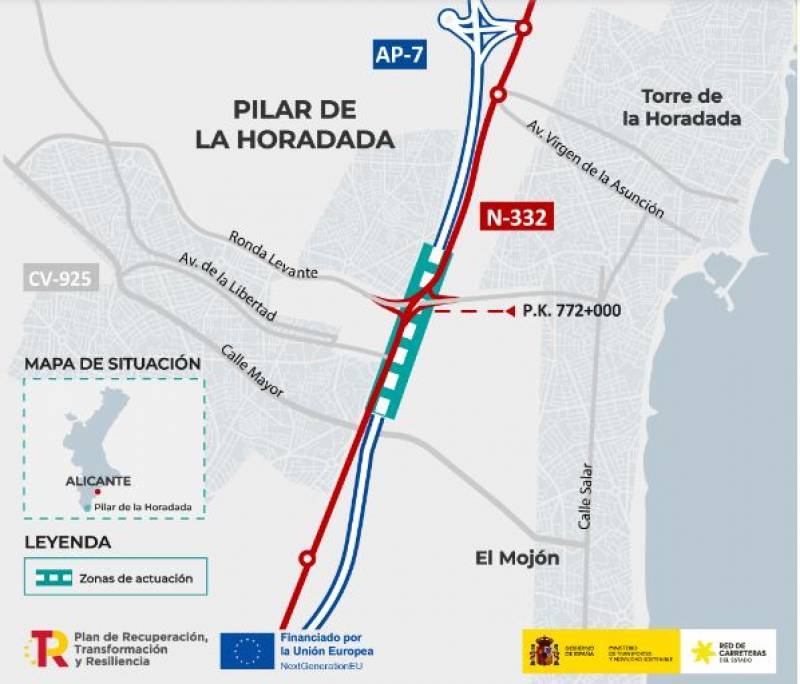 More than 4 million invested in modernising Pilar de la Horadada tunnel