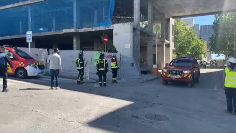 Two killed in Madrid building collapse