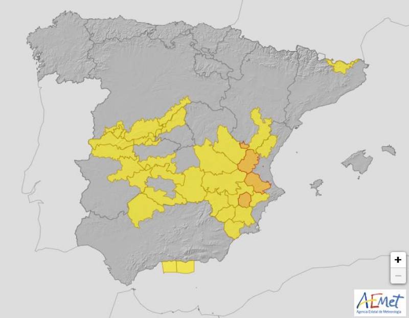 Unsettled weather continues: Spain weather forecast June 10-13