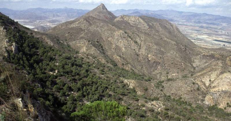 The Sierra de Las Moreras in Mazarron