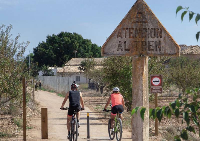 The Yecla-Biar greenway in northern Murcia and western Alicante